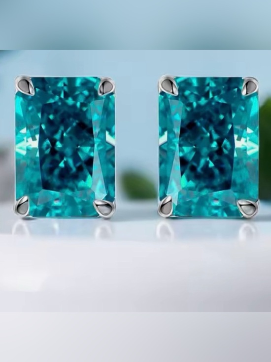 Neiman Marcus Jewelry - 3.5ct Blue Pariba Earrings